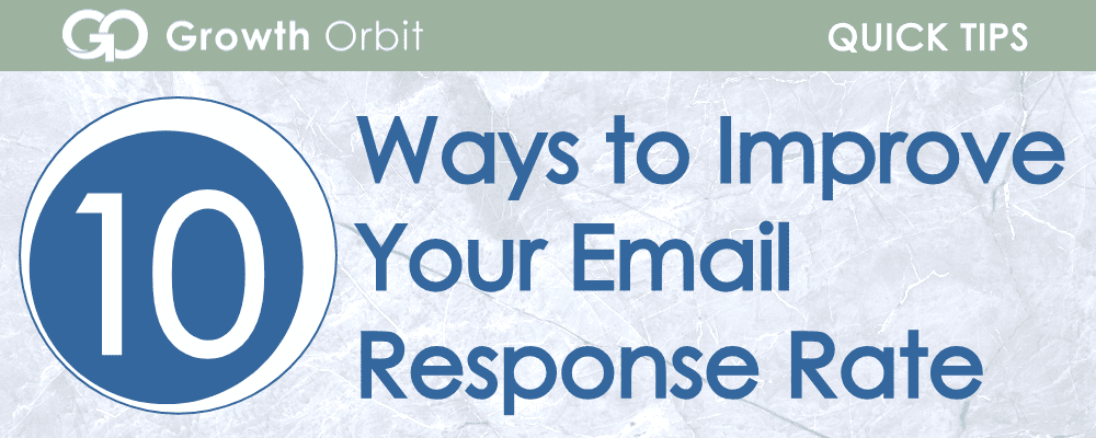 10 ways to improve sales email response rates